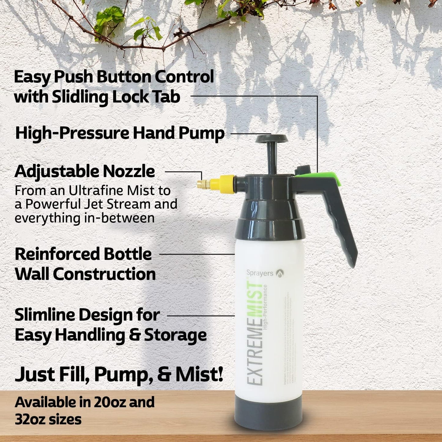 EXTREMEMIST High-Performance Bird Sprayer | Ultrafine Avian Pump Mister | Handheld Pet Bird Bath Mister | Adjustable Nozzle | Bird Cage Cleaner | Perfect for Macaws, Cockatiels, Parrots & More - 20oz