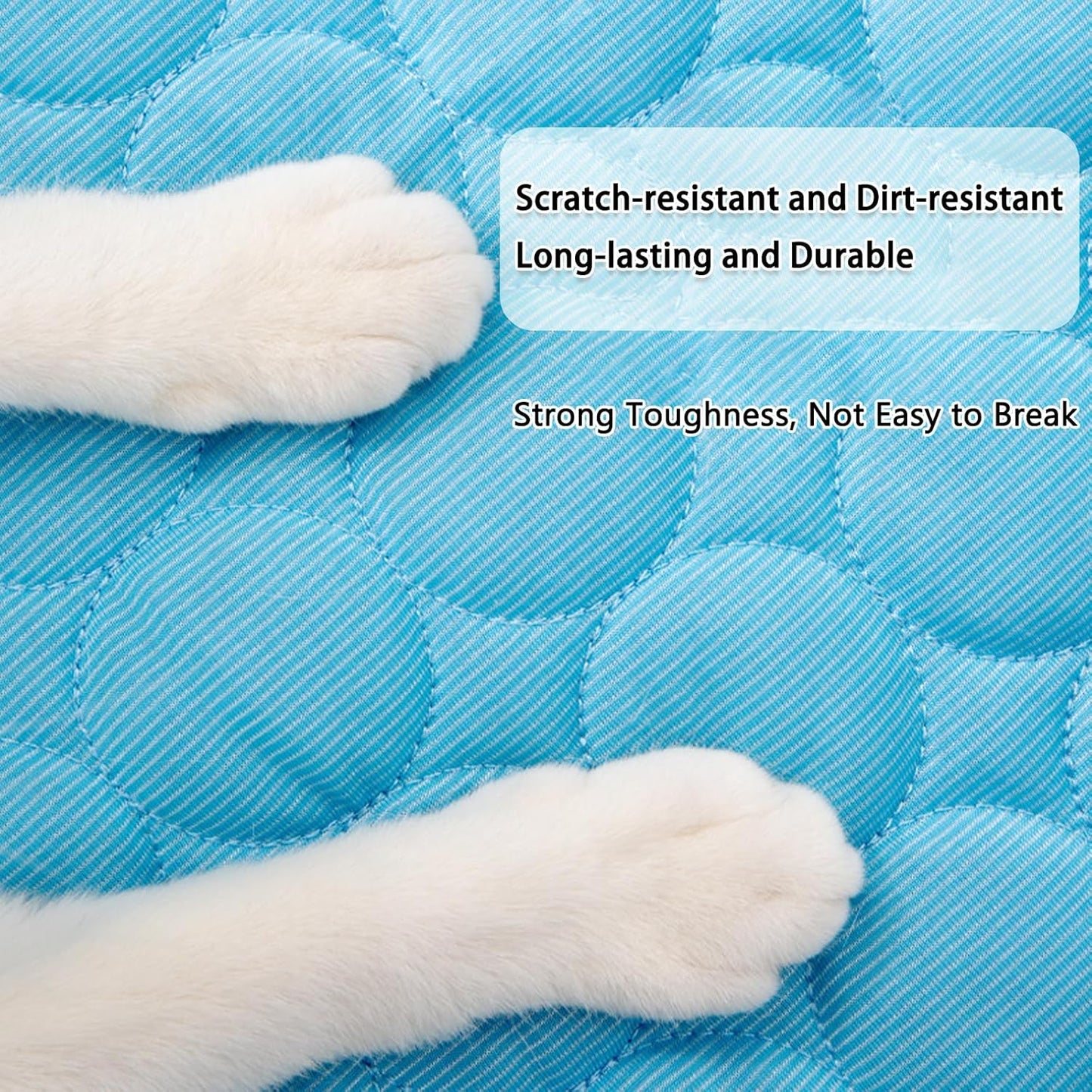 Dog Cooling Mat, 2025 Upgraded Cooling Blanket for Dogs, Washable Cool Mat for Dogs for Summer, Portable Pet Coolings Pad for Dogs & Cats Sleeping (28"x22" L Size)