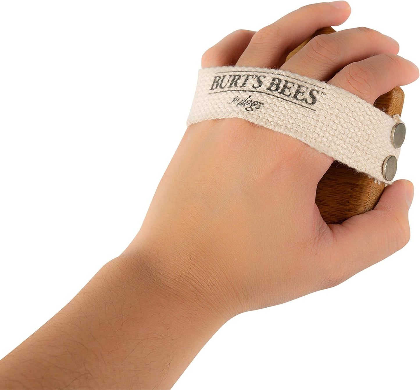 Burt's Bees for Pets Palm Brush with Hemp Bristles Best Ergonomic Dog Brush To Groom Large Dogs Easy to Hold Dog Brush Handle Reduces Stress On Your Wrist Ideal for Daily Grooming (Pack of 1)