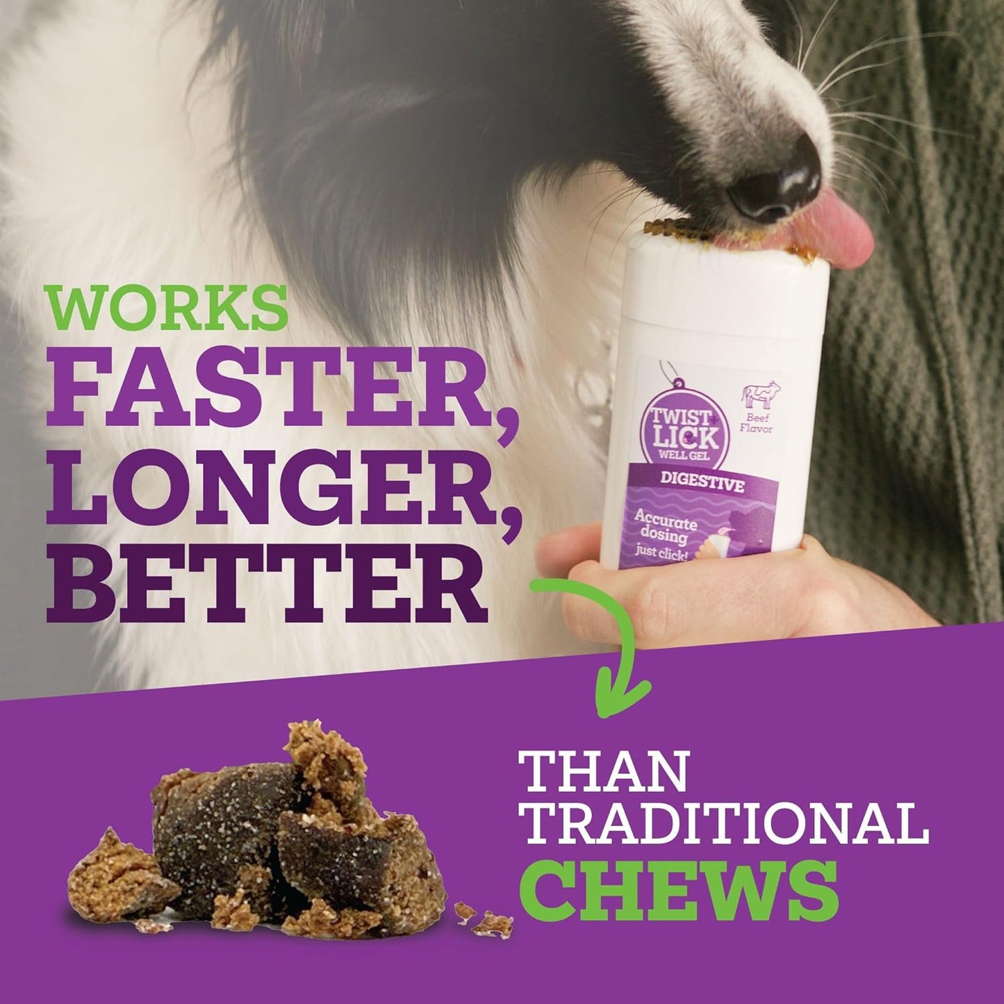 Twist + Lick Well Gel Digestive Health Supplement 2.3 oz