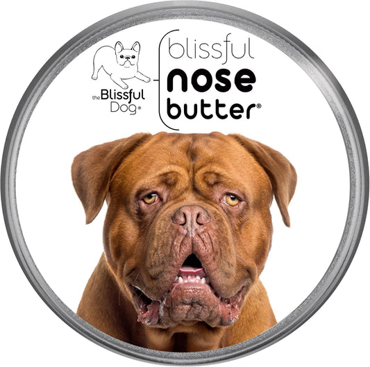 The Blissful Dog Dogue De Bordeaux Nose Butter, Versatile Dog Nose Balm for Dry Nose, Handcrafted Nose Moisturizer, Easy-to-Apply Dog Essentials, Unscented, 1 oz.