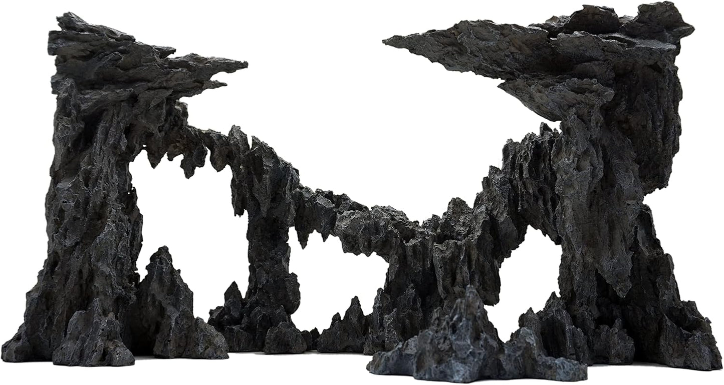 Fish Tank Decor Rocks.Aquarium Decoration Model.Easy and Quick Solution for Aquascaping.(Twilight)