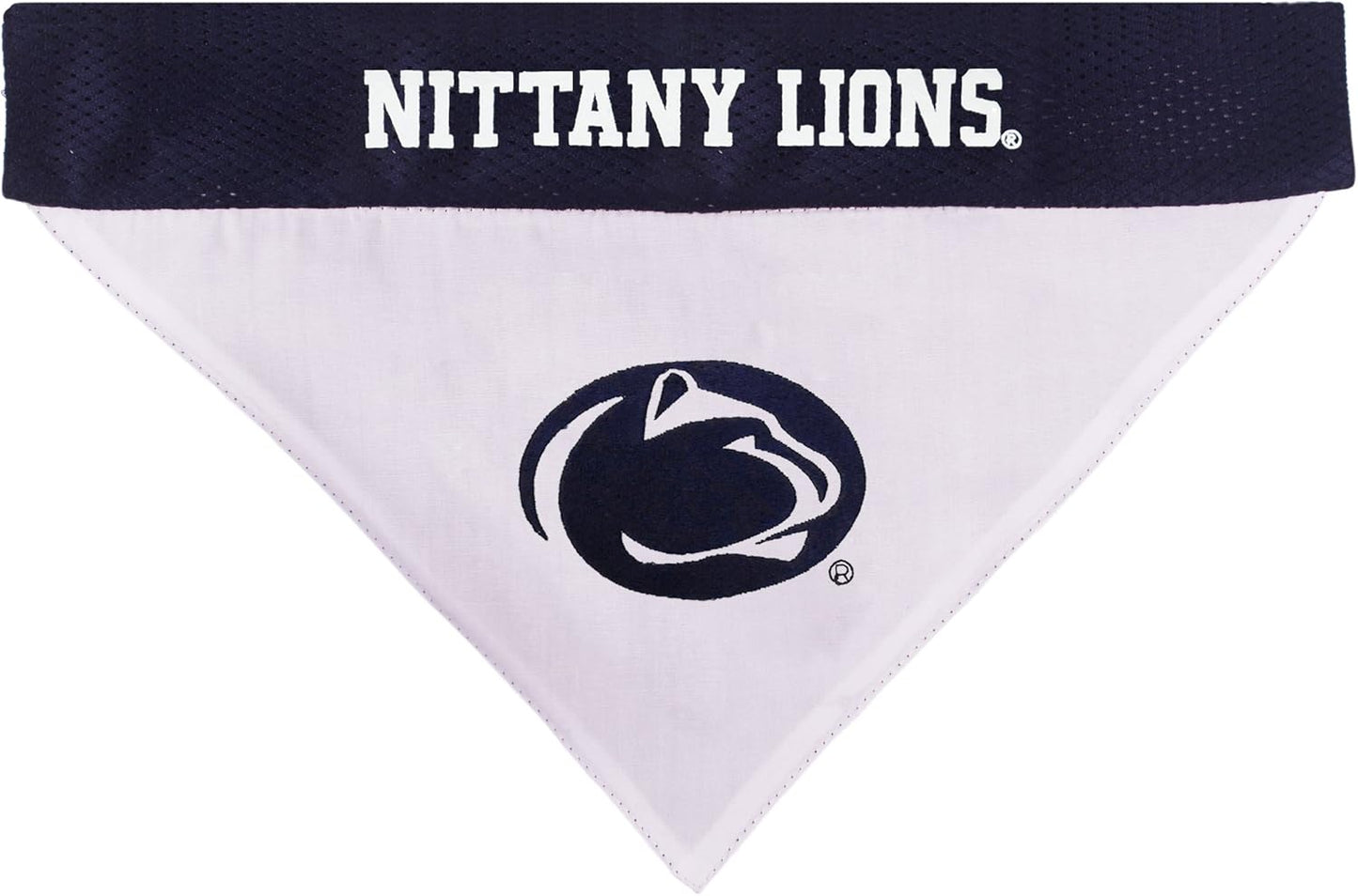 Pets First Collegiate Pet Accessories, Reversible Bandana, Penn State Nittany Lions, Small/Medium