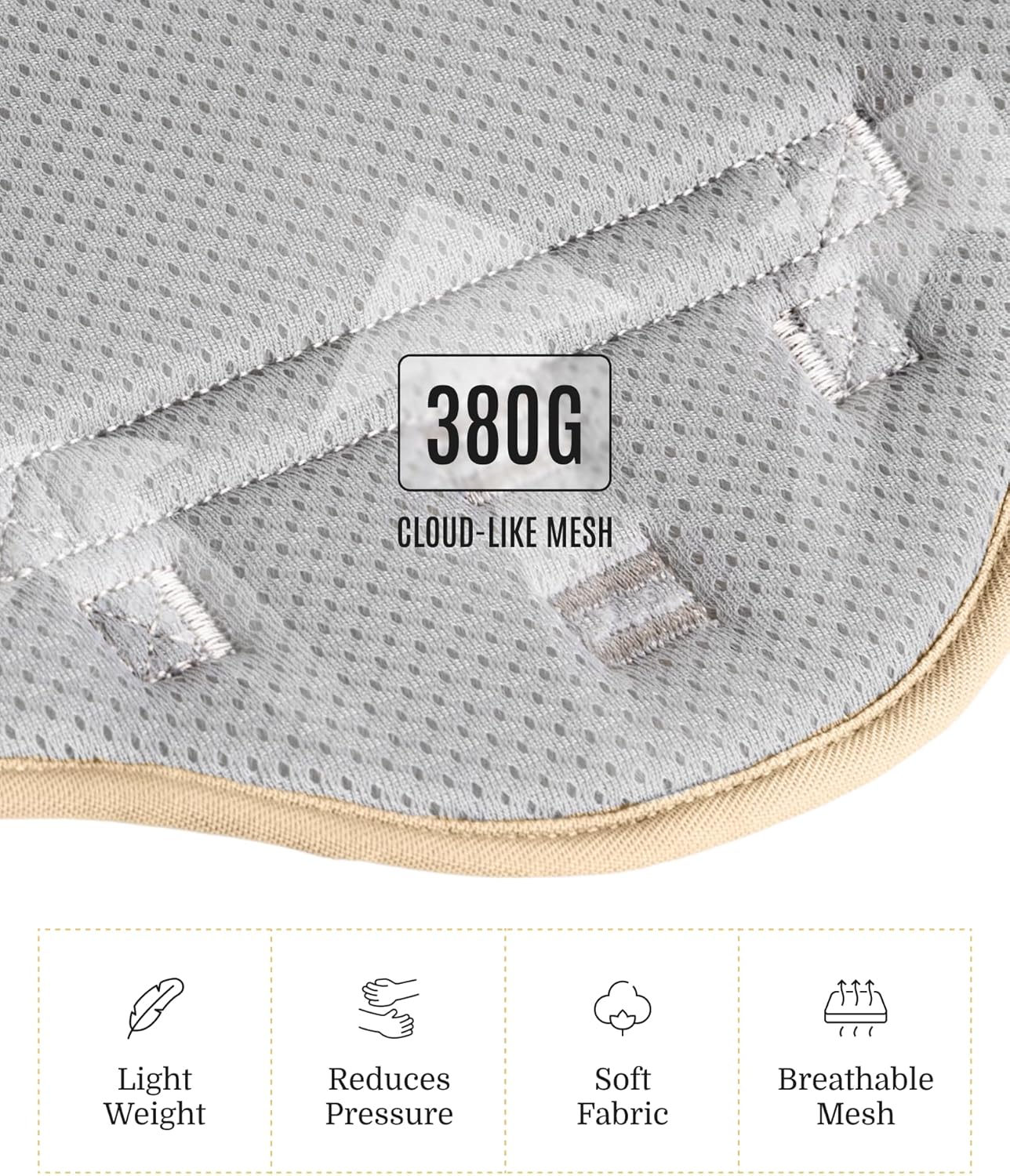 2025 New Edition, Fei & Eve MagEase Dog Harness - 3-Second Magnetic Buckles | 3-Point No-Pull Control | Heavy-Duty 900D Nylon | Dual Safety Handles | Breathable Mesh | Adjustable Fit, Medium,Champagne