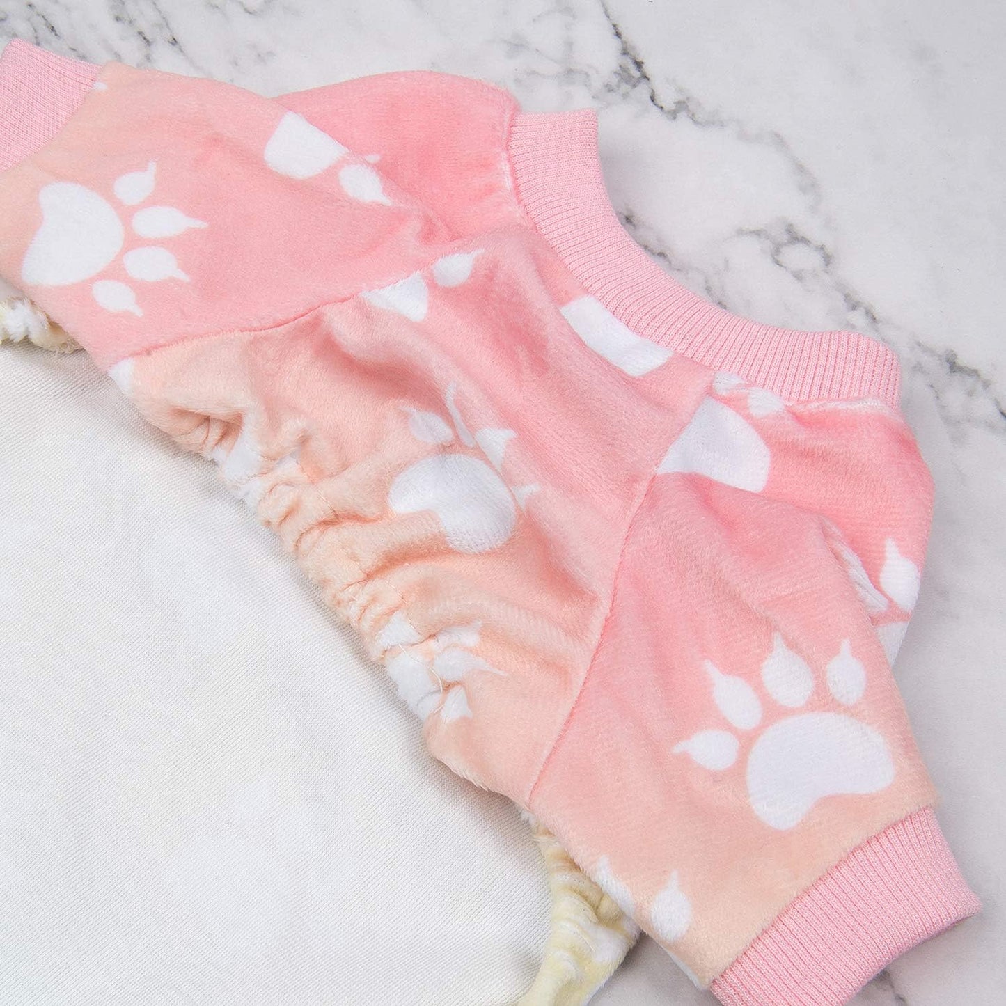CuteBone Small Dogs Outfit Soft Puppy Onesies Pjs Dog Pajamas Pet Coat Cat Apparel Comfy Doggie Jumpsuit Bodysuit for All Seasons P09S