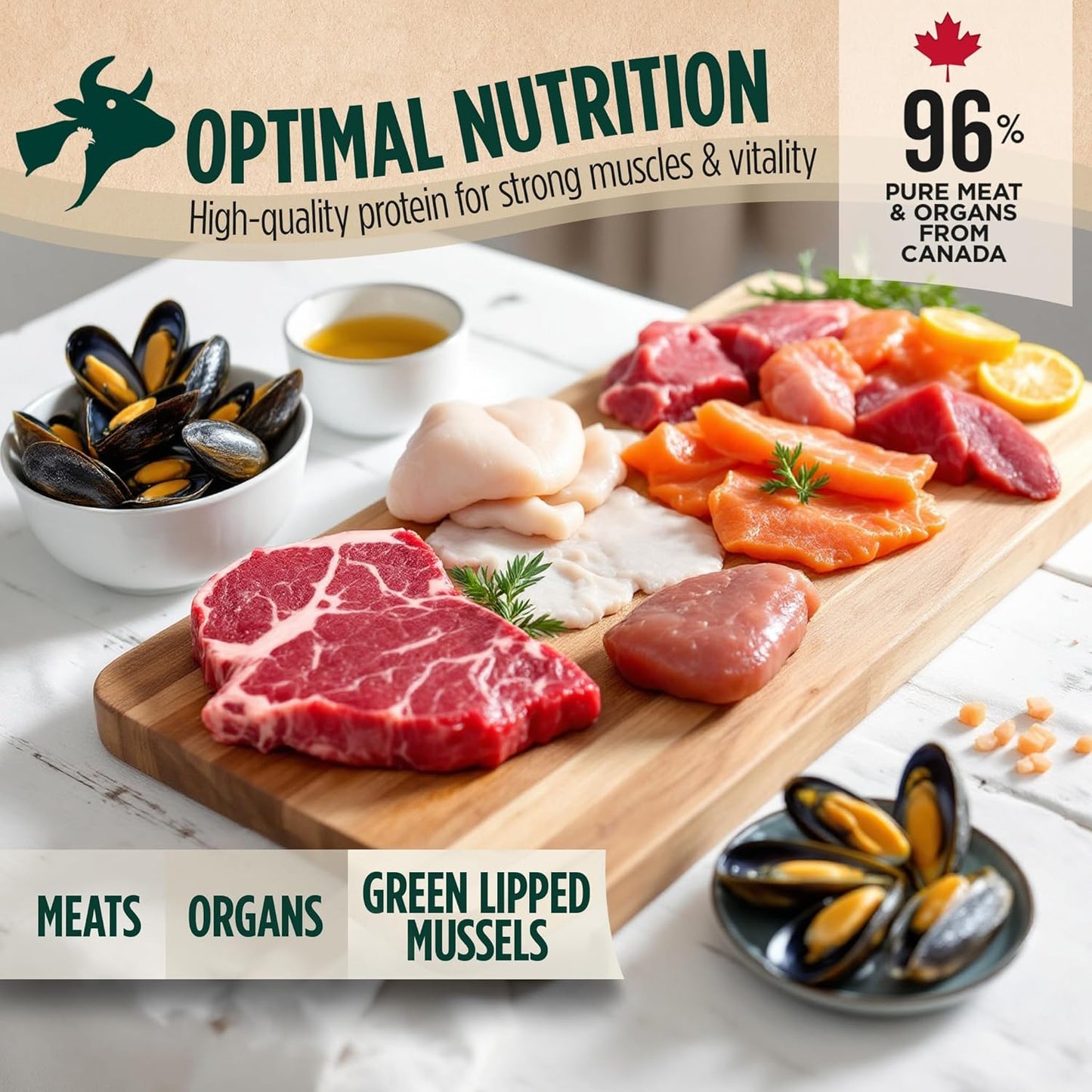 ZEAL Canada Air-Dried Turkey Recipe for Dogs - High Protein, Natural Superfoods, Nutrient Rich, No Fillers, Grain Free, Complete & Balanced (Turkey, 1 lb)