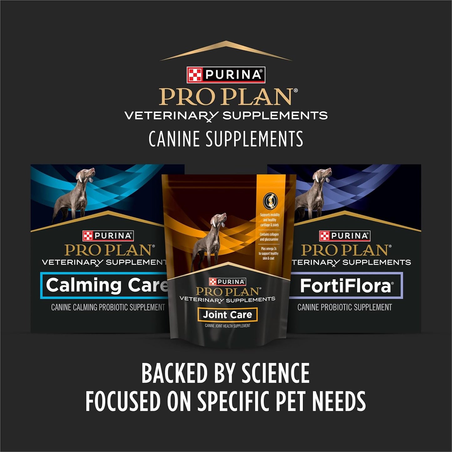 Purina Pro Plan Veterinary Joint Care Joint Supplement for Small Breed Dogs Hip and Joint Supplement - 2.65 oz. Pouch