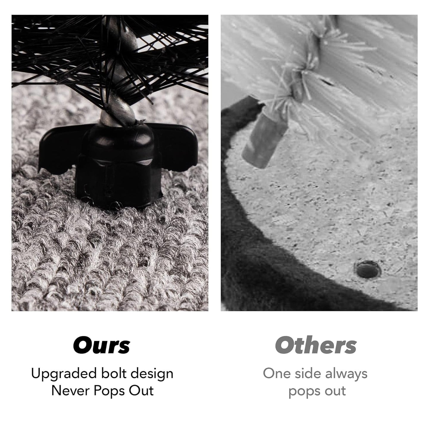 Pet Prime 2in1 Cat Arch Self Groomer for Indoor Cats, Back Scratcher Grooming Massage Brush With Sturdy Scratching Pad, Durable Brusher and Butterfly Toy