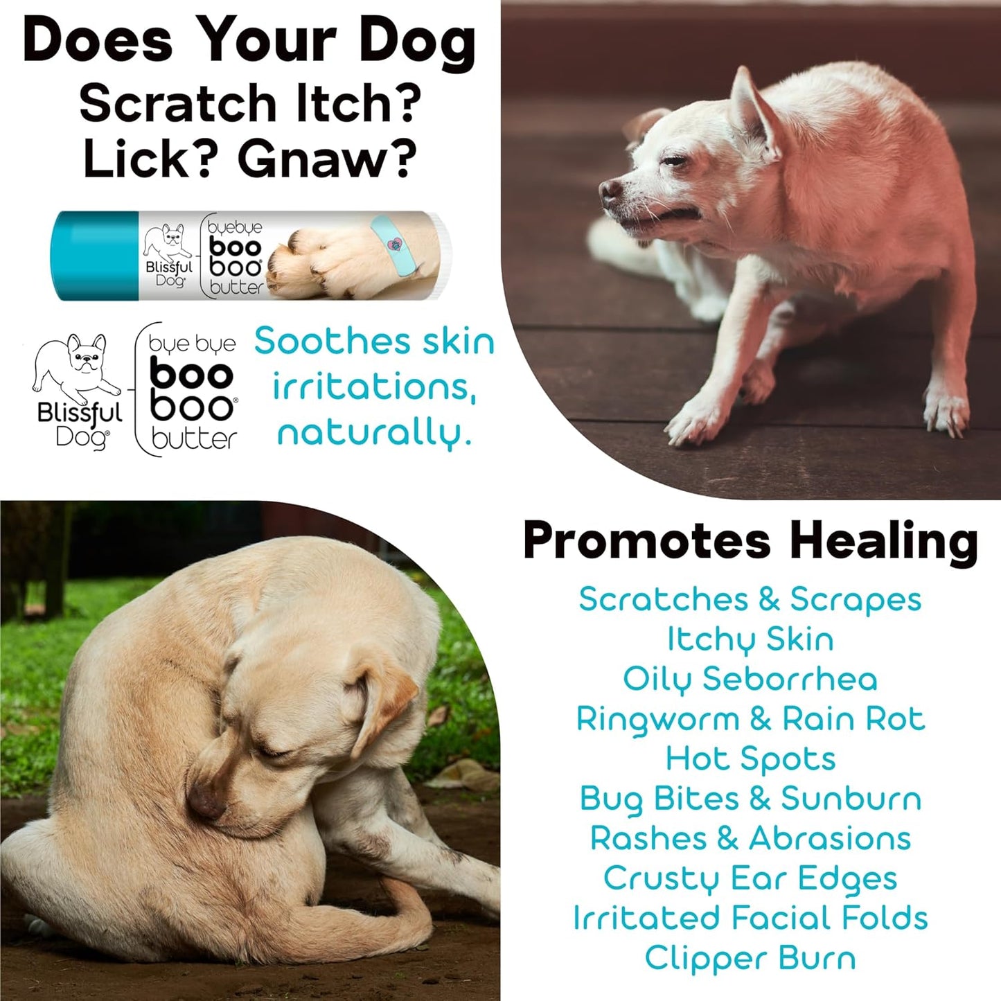 The Blissful Dog .50 oz Tube Chow Booboo Butter