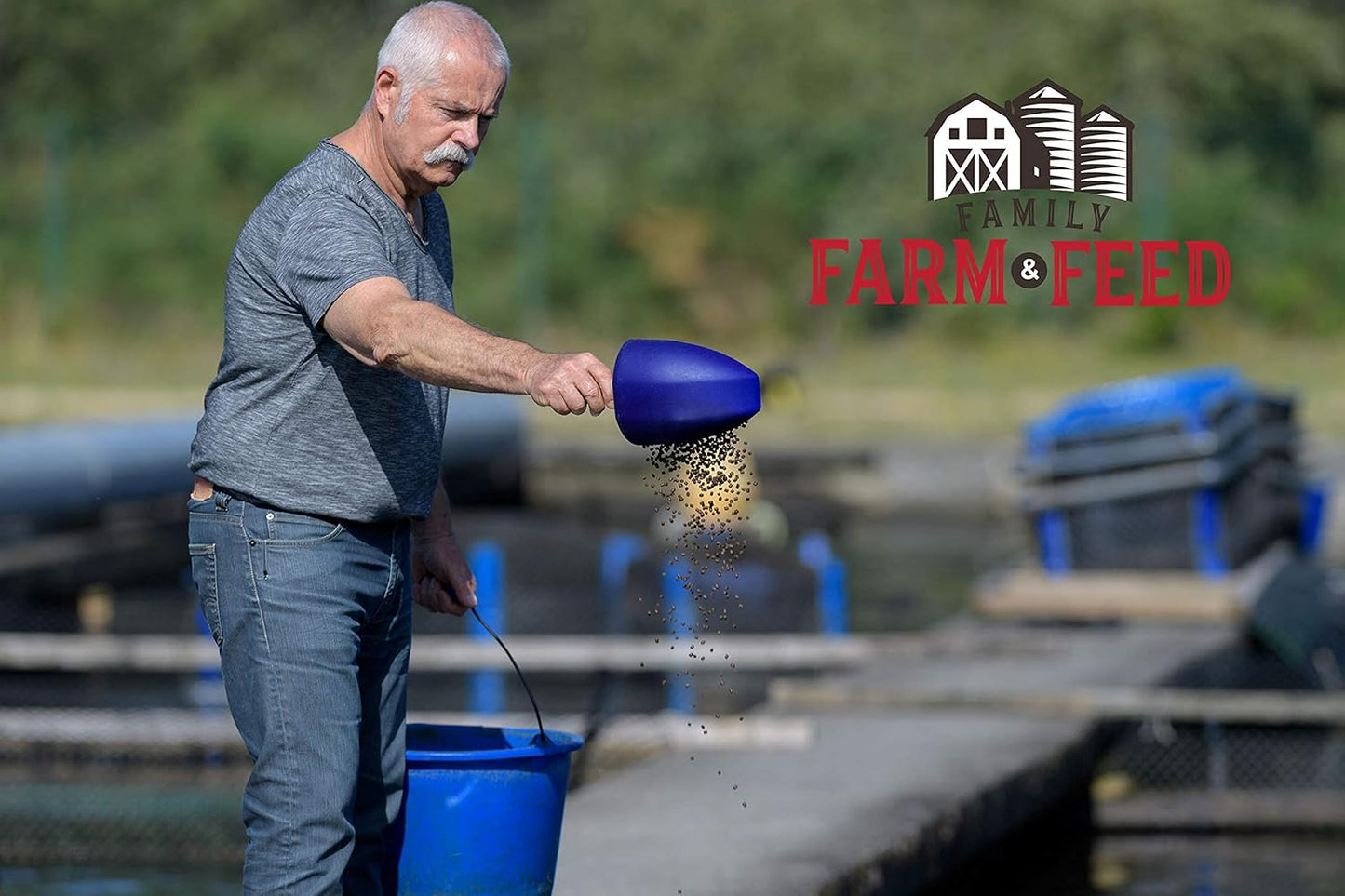 | Premium Floating Fish Food | Pond and Lake | Pellets | 2 Pounds