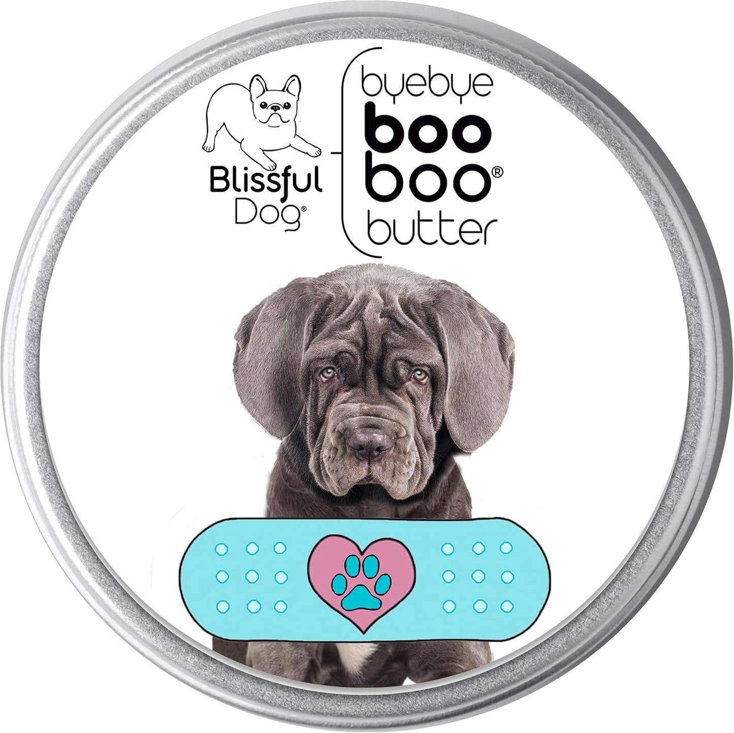 The Blissful Dog 2 oz TIN Neapolitan Mastiff Booboo Butter