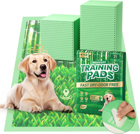 Puppy Pads XL Extra Large 28"x34" Pee Pads for Dogs Potty Training Super Absorbent & Leak-Proof Design Odor Eliminating Pee Pads for Dogs 6-Layer Standard Absorbency Dog Pee Pads(7 Counts)