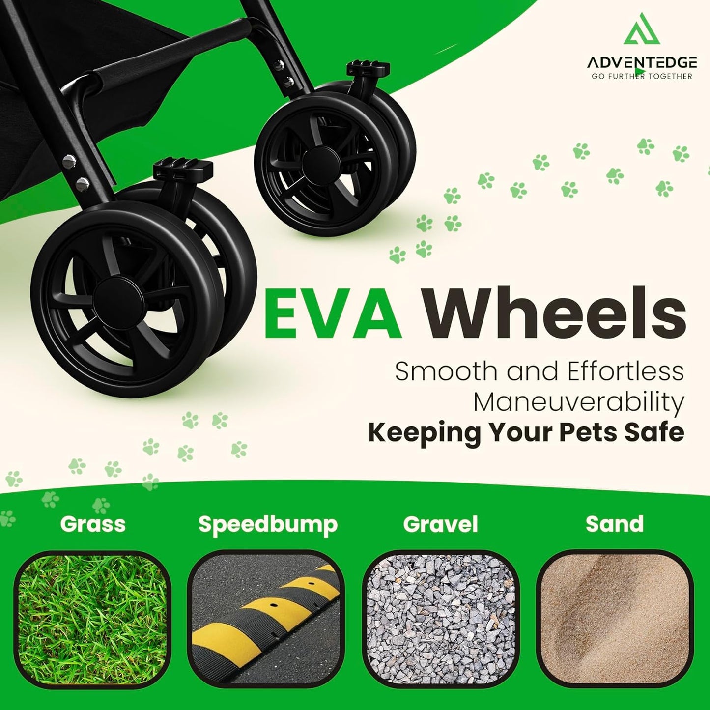 Pet Stroller 3 in 1 Foldable Dog Stroller, Cat Strollers, Foldable pet Strollers & Cat Carrier, Pet Carrier, Lightweight with Cup Holder, Waterproof Max Load 66 lbs, Breathable Mesh Canopy