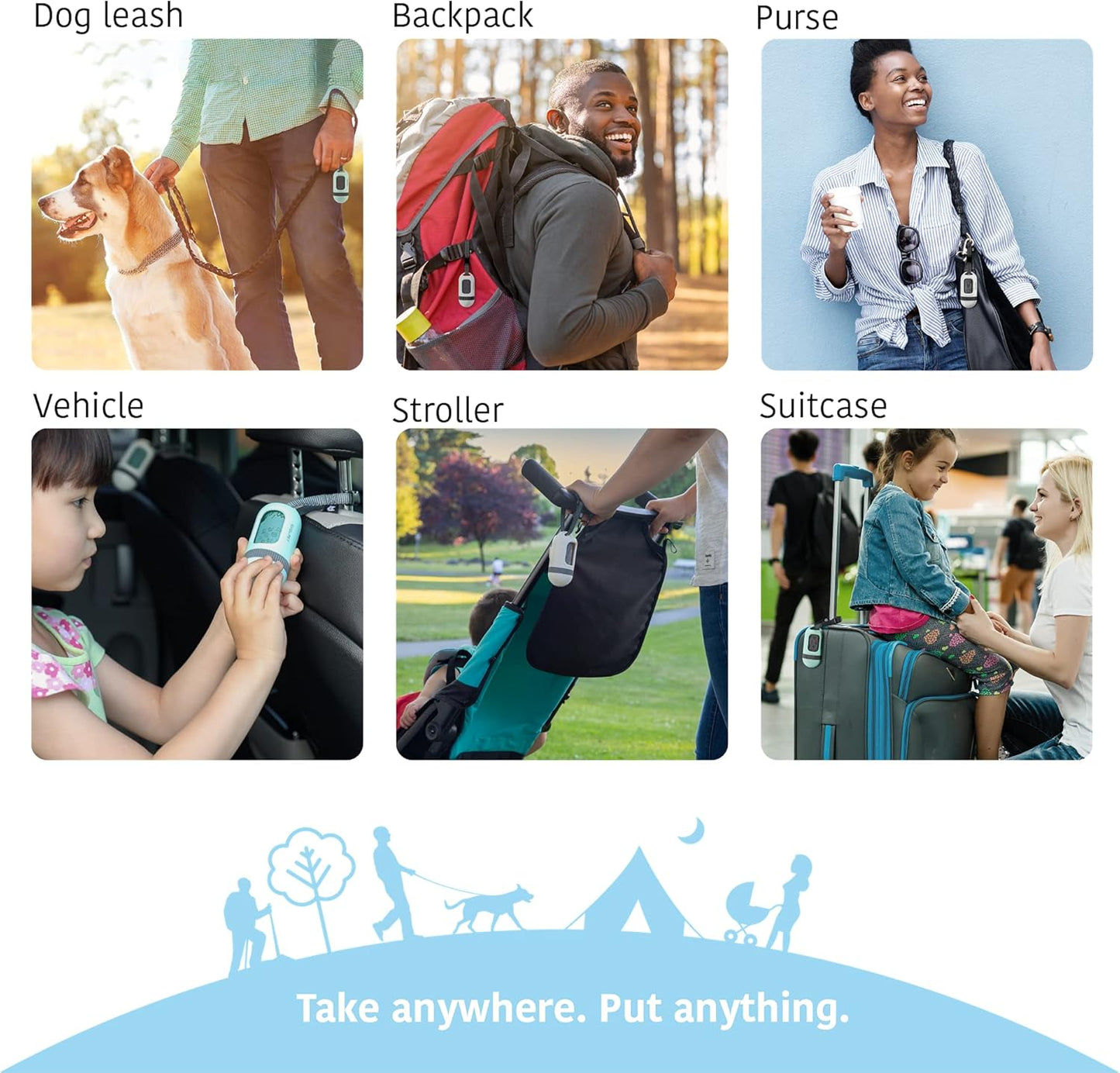 SVD.PET [2-Pack] Retractable Waste Bag Dispensers Gift Set, 2 Pet Waste Bag Holders with 60 large Waste Bags, Dog Walking Accessory Gift Value Pack (Black & Primrose Pink)