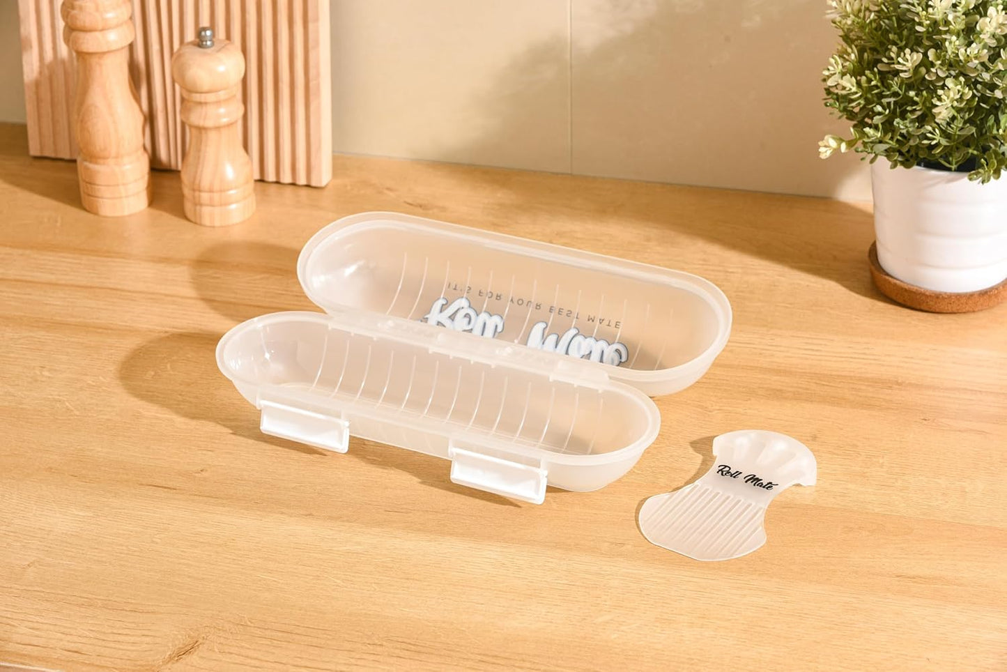 Dog Food Roll Storage Container - Small (2lb/1kg) With Cutter/slicer Paw