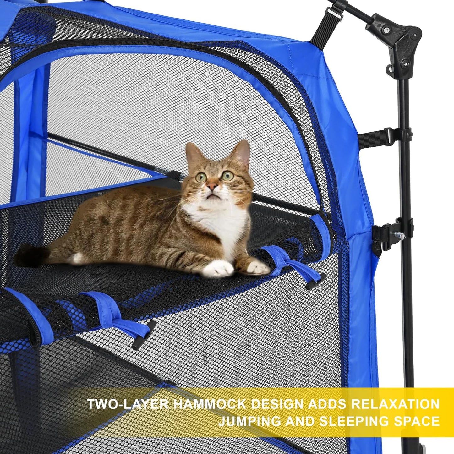 Cat Tower Tent,Outdoor Patio Cat Enclosures with Breathable Mesh,Indoor Playpen Portable Exercise Tent