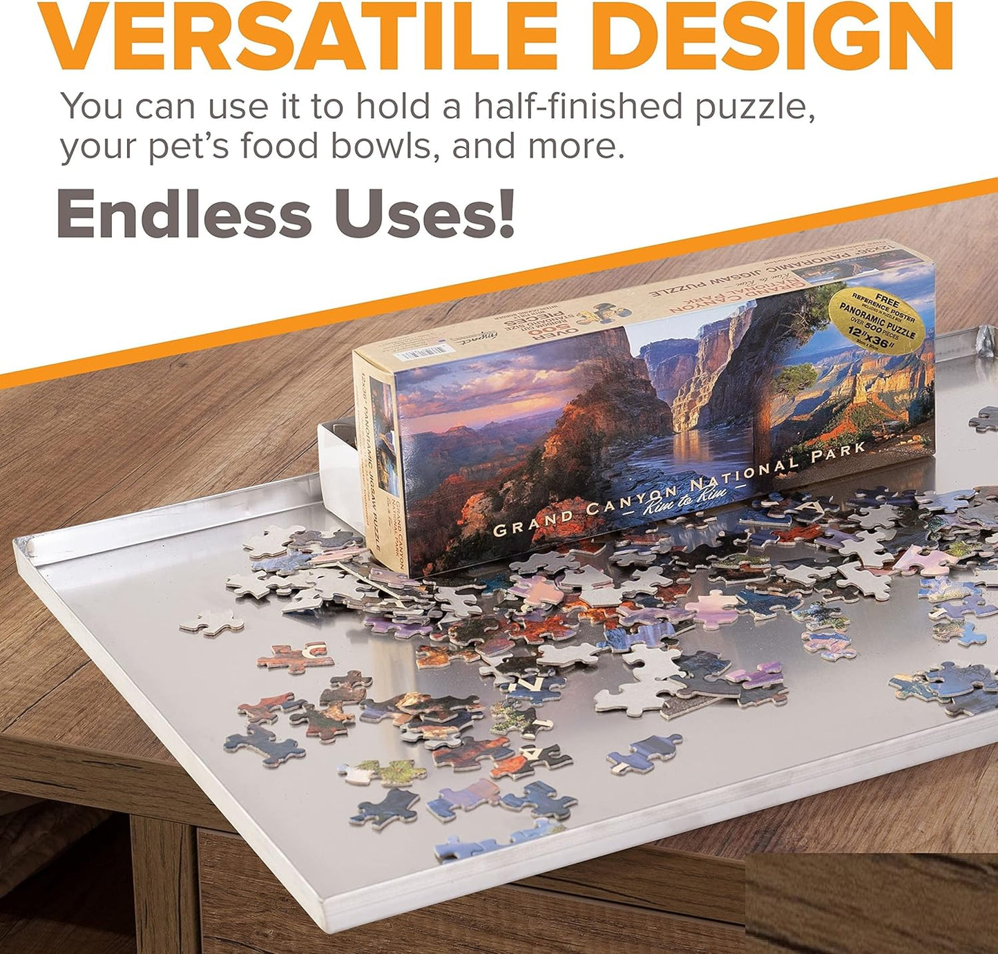 29.5" x 19.75" Metal Replacement Dog Crate Pan Chew Proof Crack Proof Pet Kennel Tray Central Dog Training Crate Pan Pet Supplies, Galvanized, 1" H