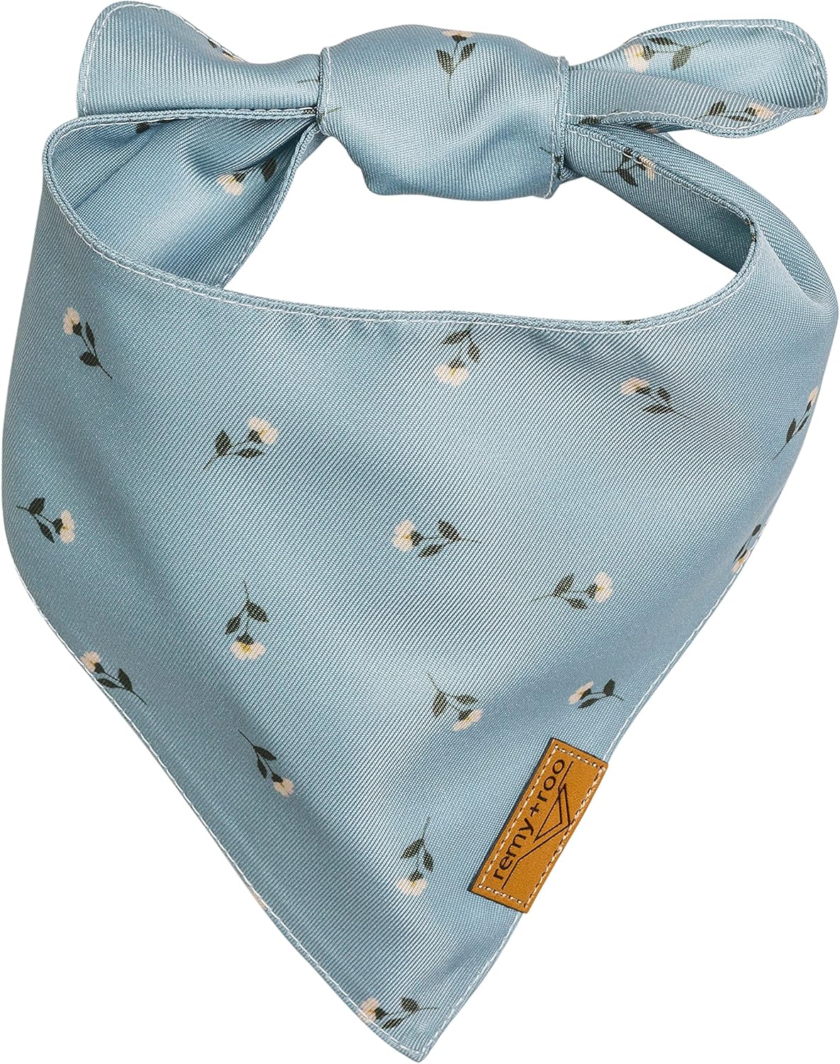 Remy+Roo Small Spring Dog Bandanas - 4 Pack Emily Set | Premium Durable Adjustable Polyester Fabric Dog Scarfs | Patented Shape Girl Dog Bandana, Trendy Patterns, Floral Dog Bandana
