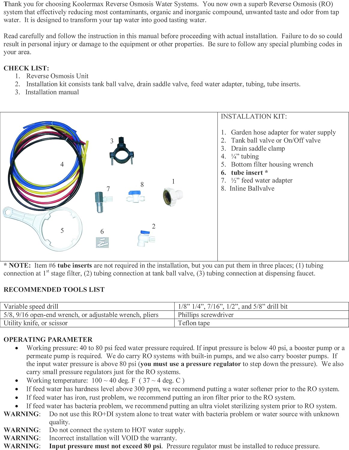 AR-122 6-stage RO+DI Aquarium Reef Reverse Osmosis Water System 150 GPD New Complete