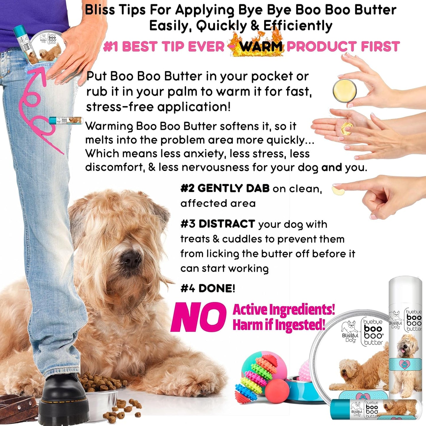 The Blissful Dog Soft Coated Wheaten Terrier Boo Boo Butter, 8 Ounce