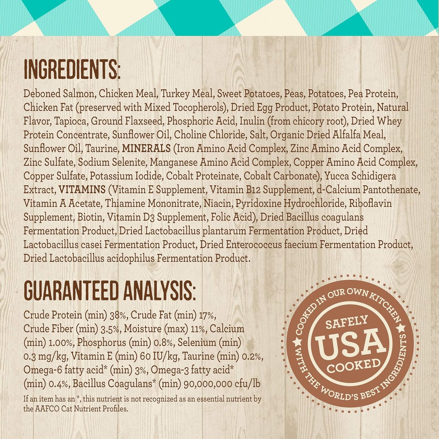 Merrick Purrfect Bistro Grain Free Natural Dry Cat Food For Adult Cats, Real Salmon And Sweet Potato Recipe - 4 lb. Bag