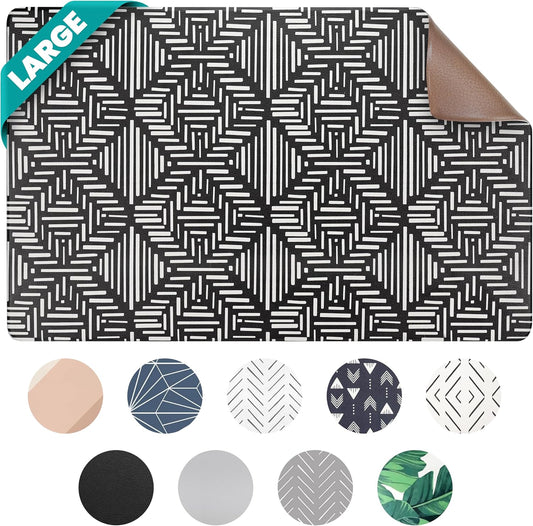 NALALAS Large Dog Mat for Food and Water, Cat Feeding Mat | Large Waterproof Dog Bowl Mat | Non-Slip Pet Food Mat for Floors | Pet Mats for Food and Water | Easy to Clean